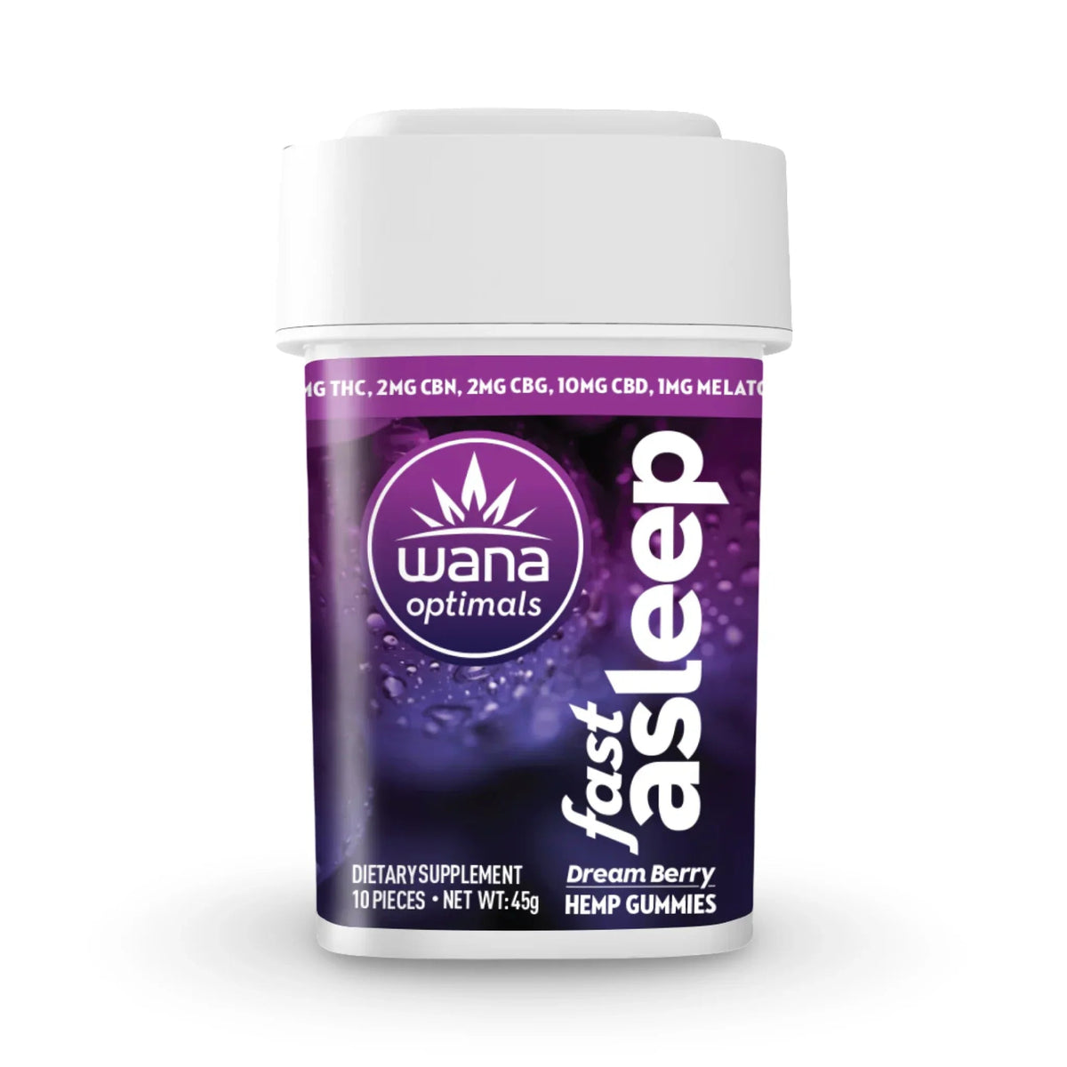 Wana Optimals Fast Asleep — Dream Berry, 160mg