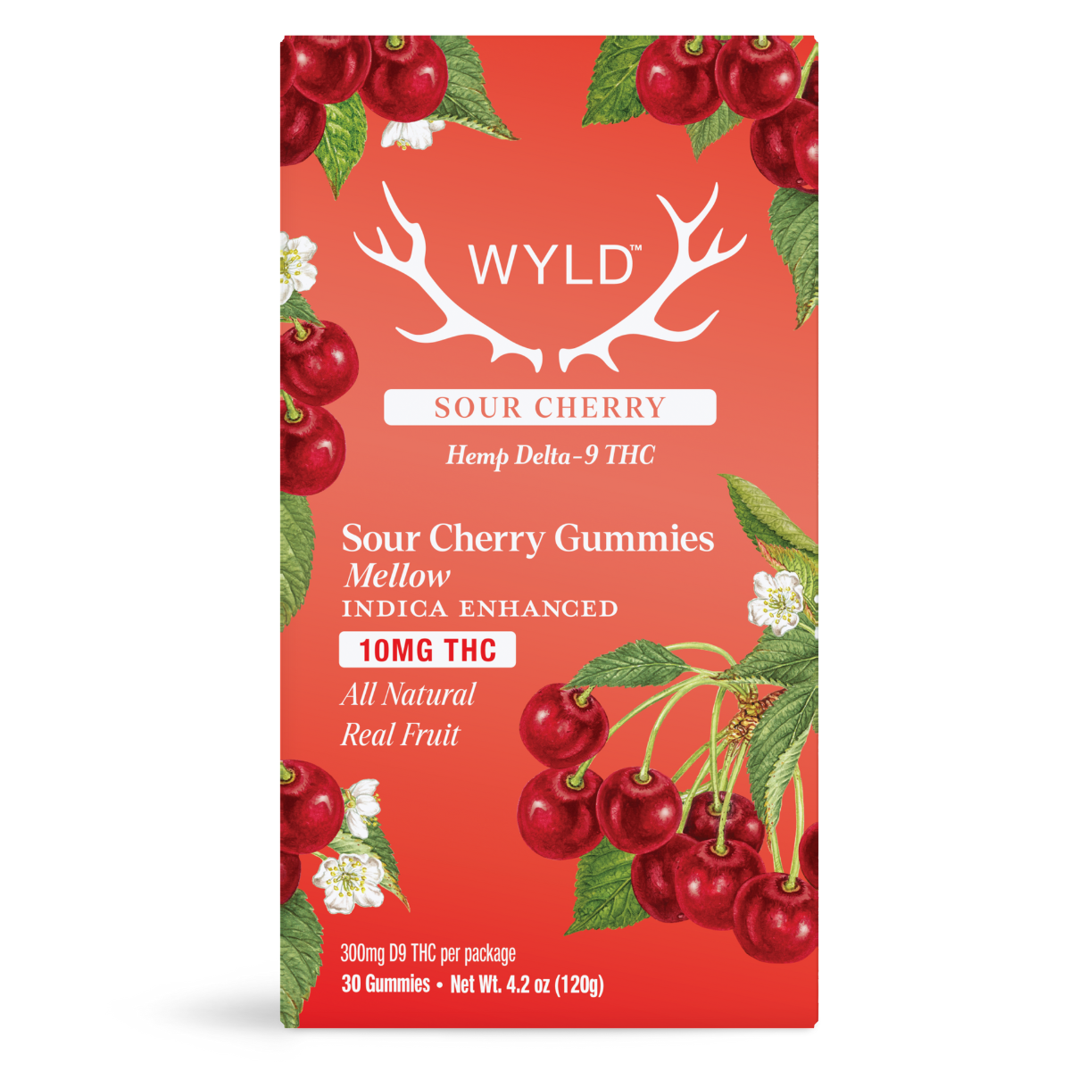 Wyld Mellow Sour Cherry 300mg 30ct