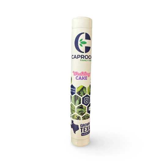 THCa Flower Pre Roll | Wedding Cake | Caprock Family Farms |   THCa Pre Roll