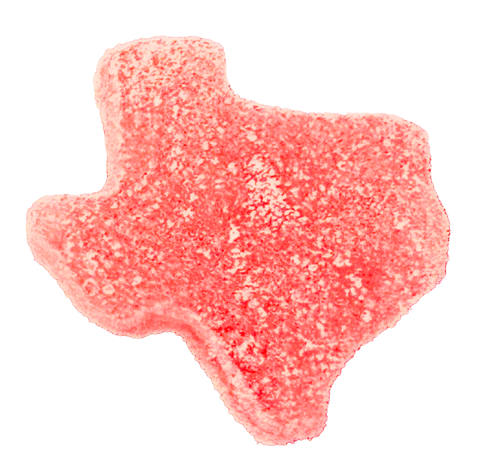 TexaKana Lone Star Edition Gummies — Ruby Red Grapefruit, 100mg THC — view 2