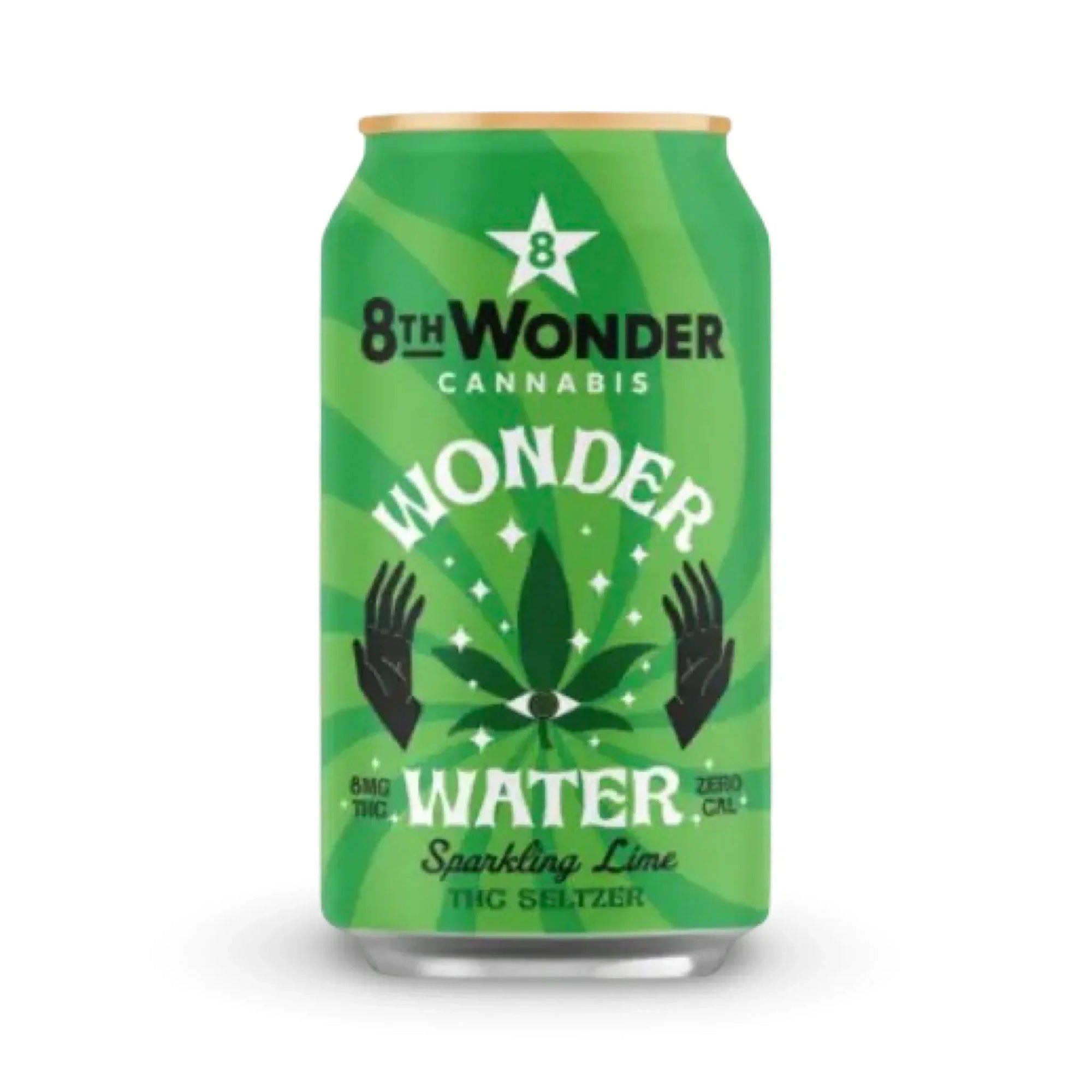 8th Wonder | Wonder Water Sparkling Lime | 10mg THC | Single Can