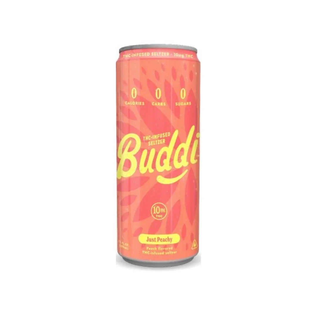 Buddi Seltzer Just Peachy - 10mg THC Infused Sparkling Beverage