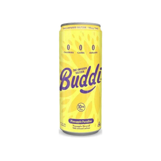 Buddi Seltzer Pineapple Paradise | 10mg | Infused Beverage