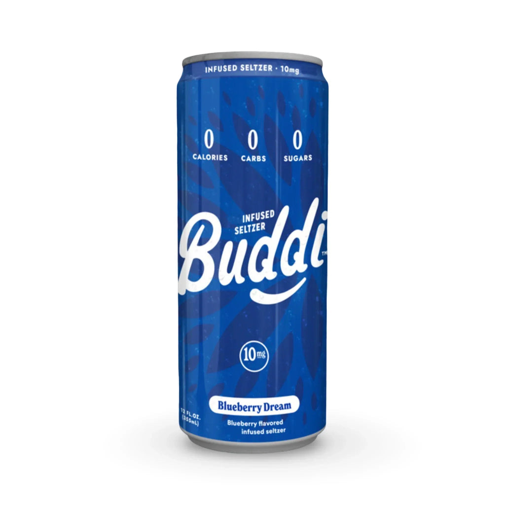 Buddi Seltzer | Blueberry Dream | 10mg THC | Single Can