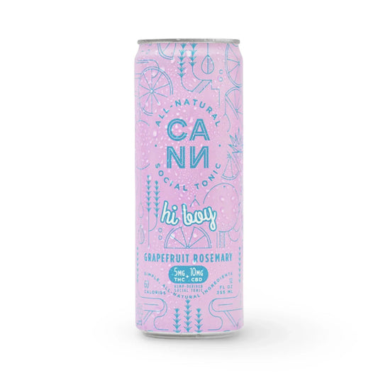 Cann Hi Boy | Grapefruit Rosemary | 5mg THC + 10mg CBD | Single Can