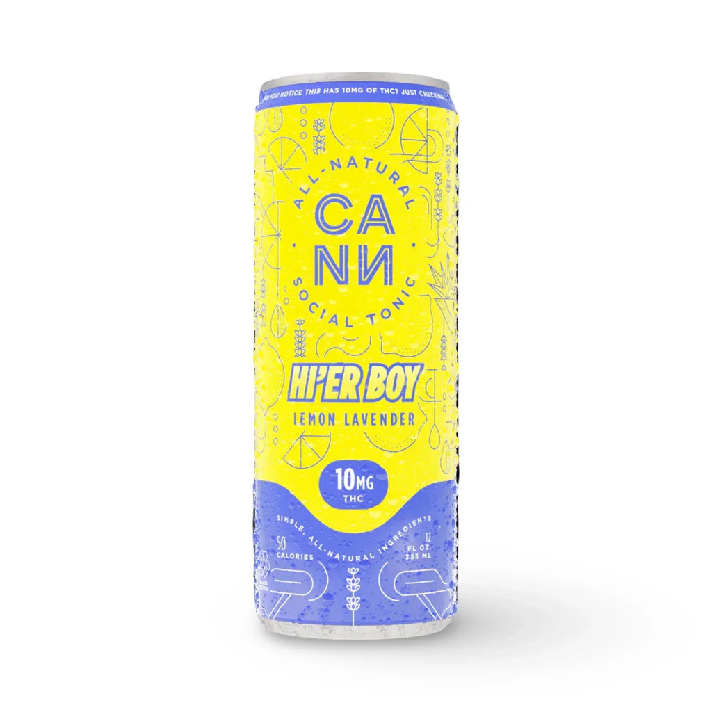 Cann - Hi'er Boy| Lemon Lavender | 10mg THC | Single Can