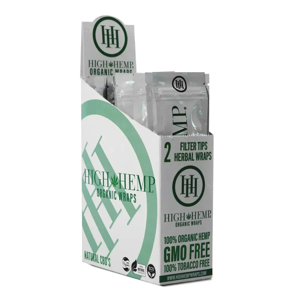 High Hemp Organic Wraps | 2pcs | Cultivated European Hemp | Hemp Wrap
