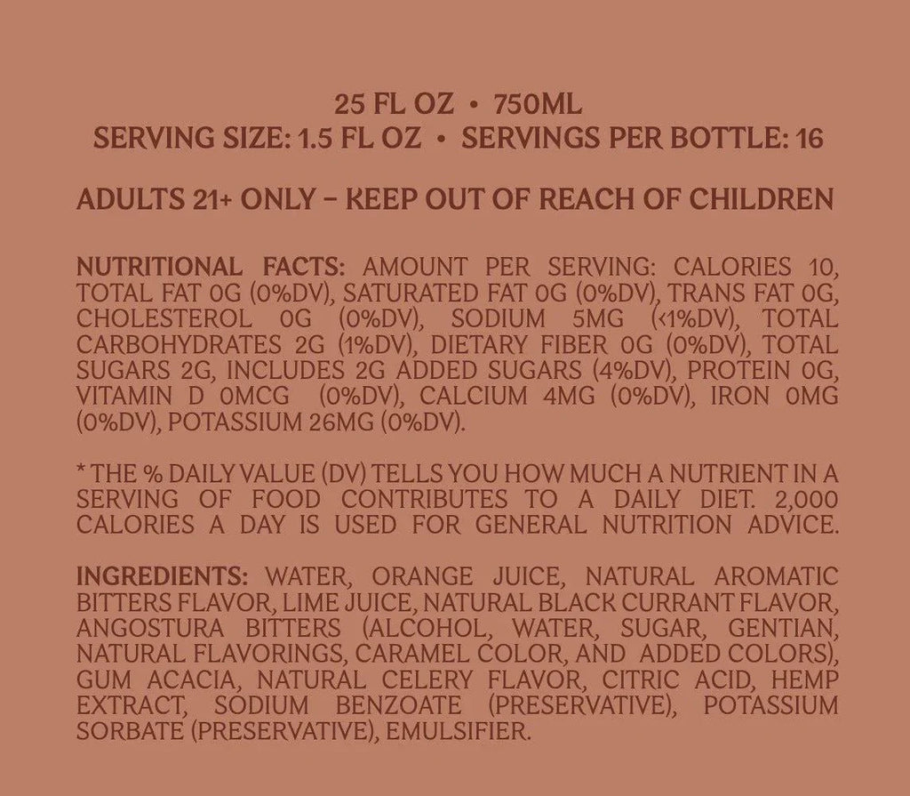 Pamos Spirit - Signature | 80mg | Pamos Drink (product label)