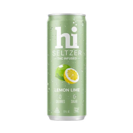 Hi Seltzer | Lemon Lime | 5mg | Infused Drink | Non-Alcoholic Beverage