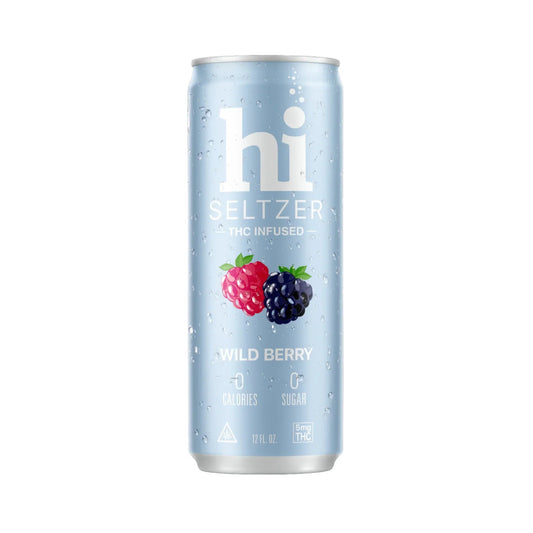 Hi Seltzer | Wild Berry | 5mg | Infused Drink | Non-Alcoholic Beverage