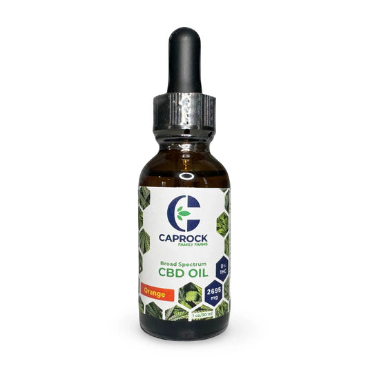 CBD Oil Tincture | 2700mg CBD | Orange | 3rd-Party Tested | Natural