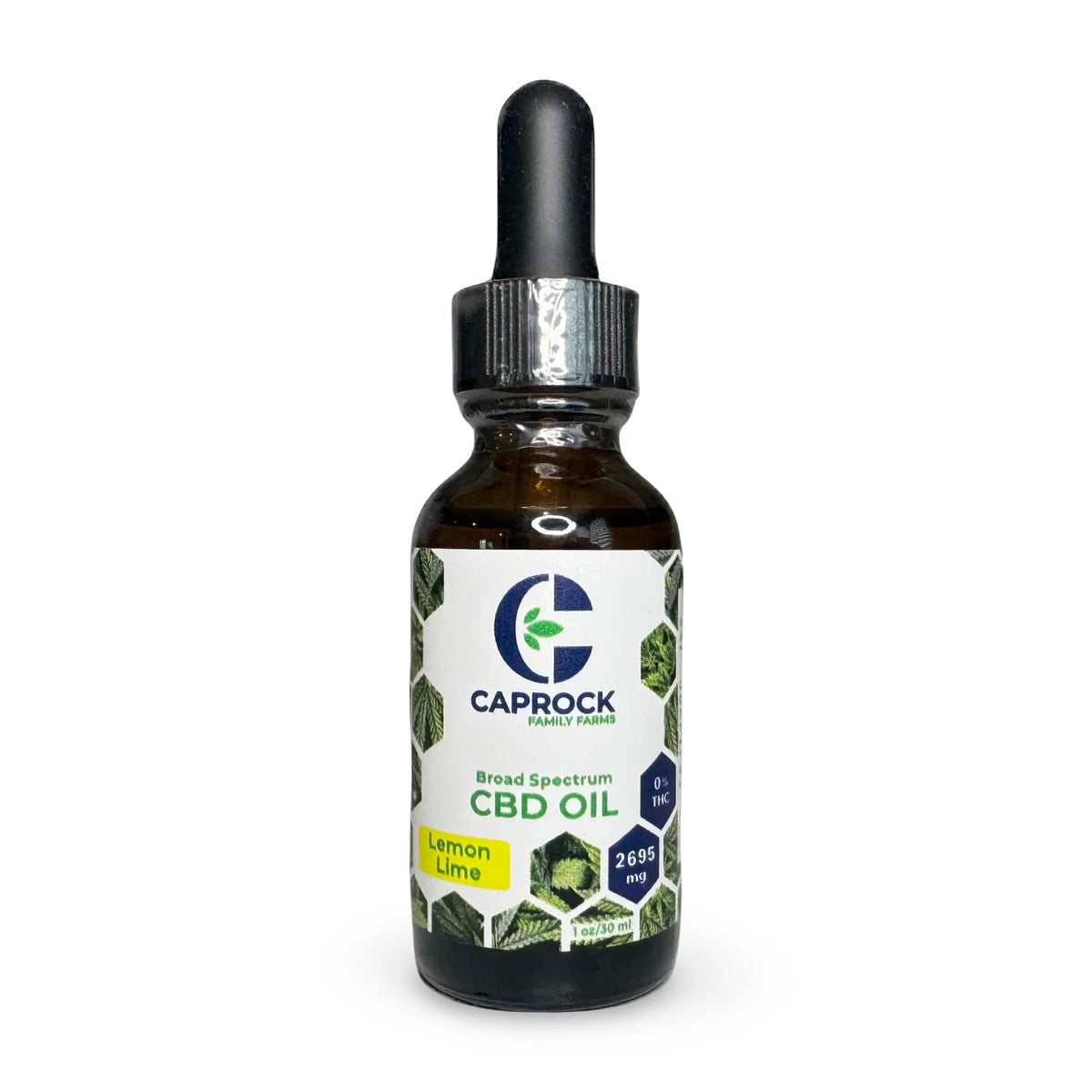 CBD Oil Tincture | 2700mg | Lemon Lime | 3rd-Party Tested | Natural