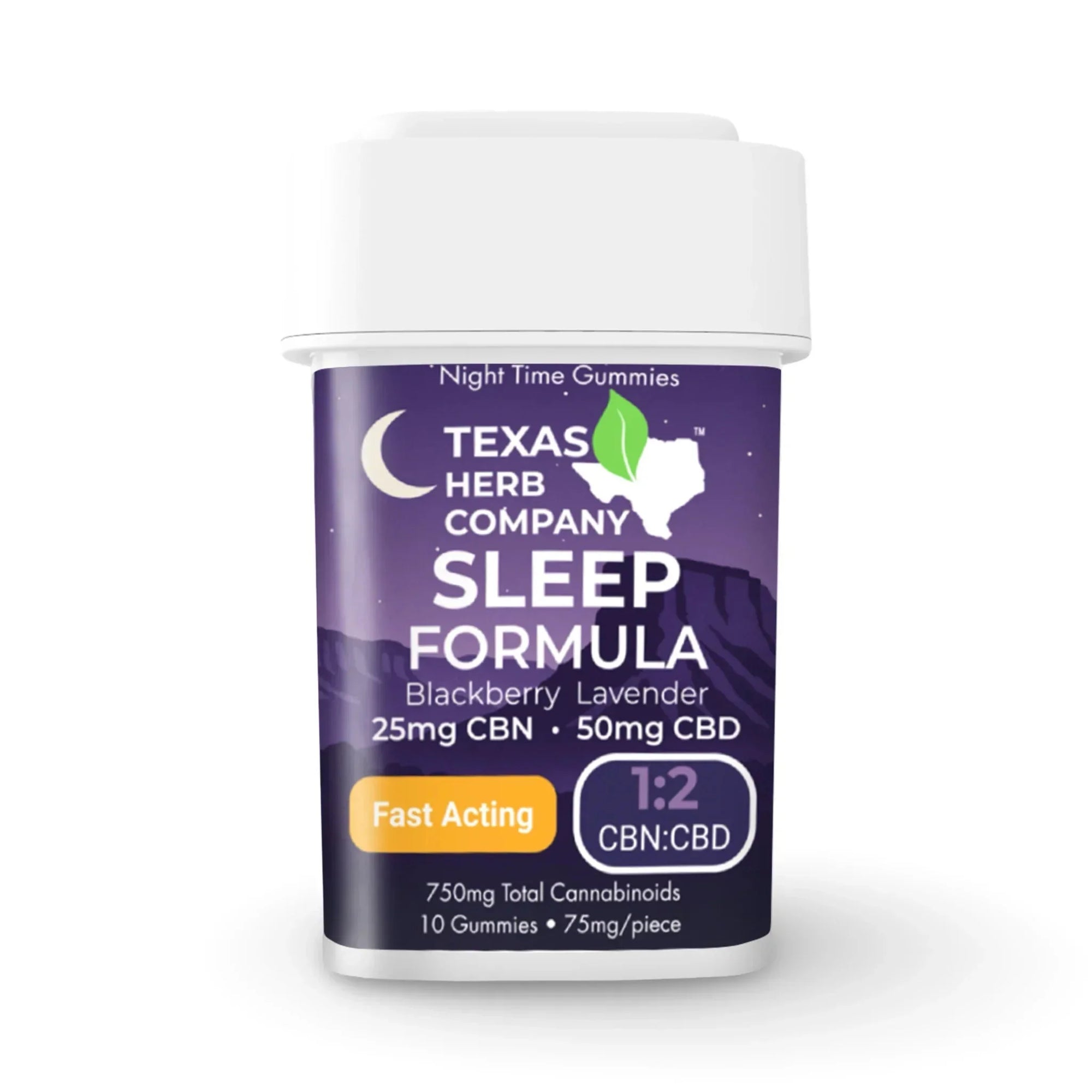 Sleep Gummies | Texas Herb Co | 750mg CBN + CBD