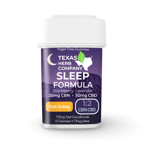 Sleep Gummies | Texas Herb Co | 750mg CBN + CBD