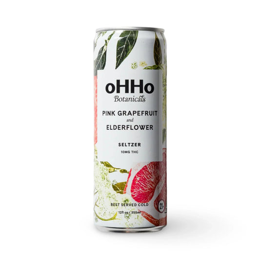 oHHo | Pink Grapefruit & Elderflower | 10mg THC | Single Can