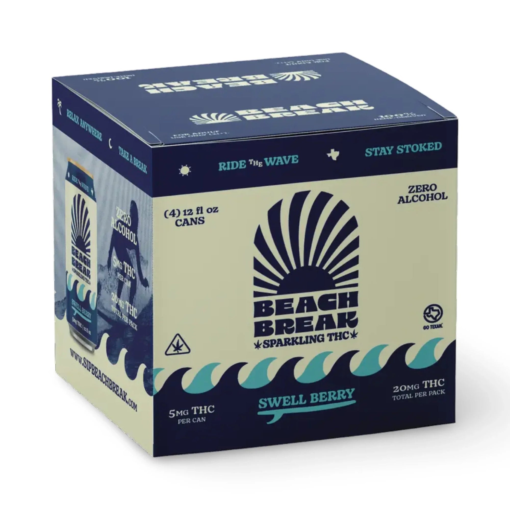 Beach Break | Swell Berry | 5mg THC | 4-Pack
