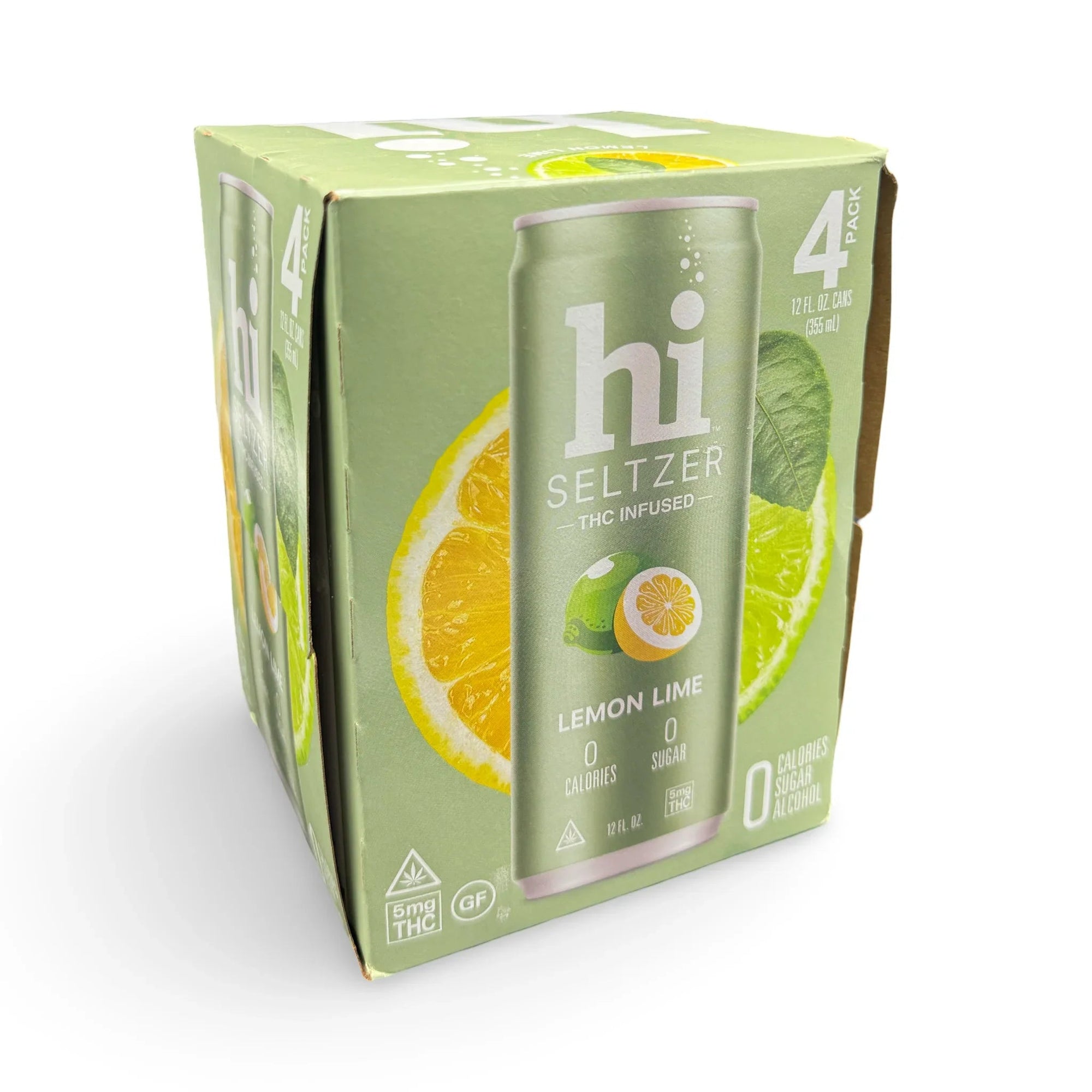 Hi Seltzer | Lemon Lime | 5mg THC | 4-Pack
