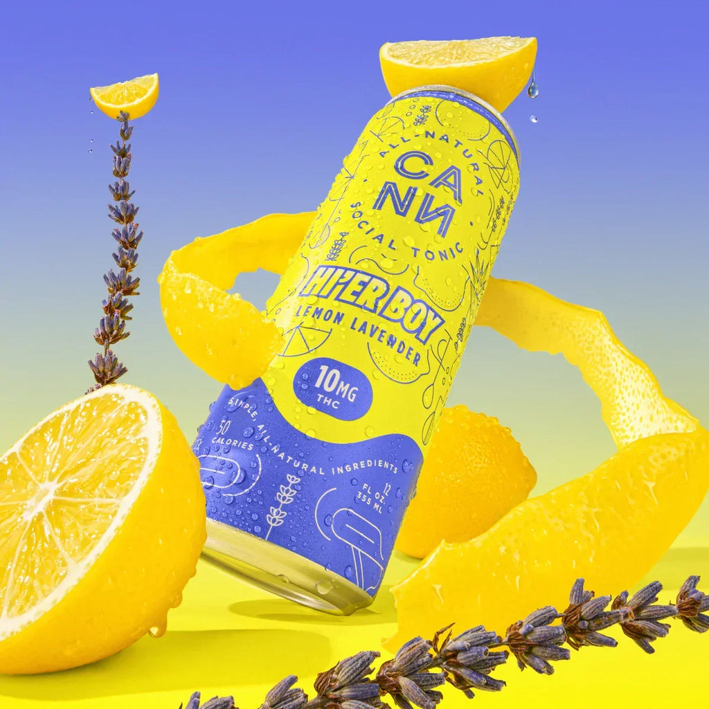 Cann - Hi'er Boy| Lemon Lavender | 10mg THC | 4-Pack