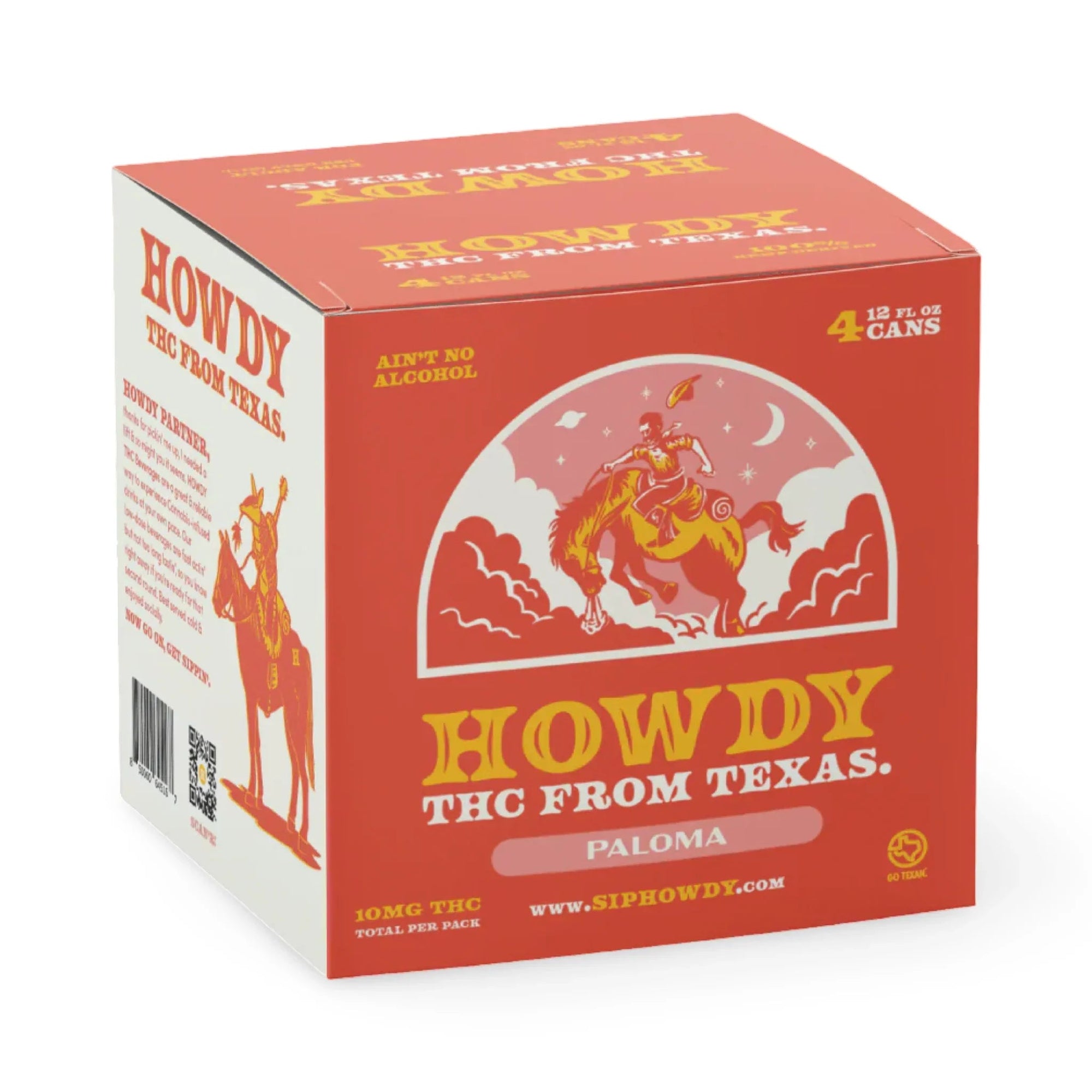 Howdy Seltzer | Paloma | 5mg THC | 4-Pack