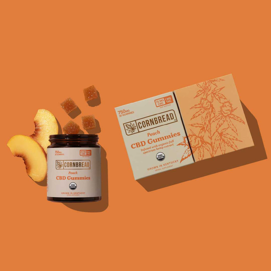 Cornbread | Peach | 750mg CBD + 30mg THC