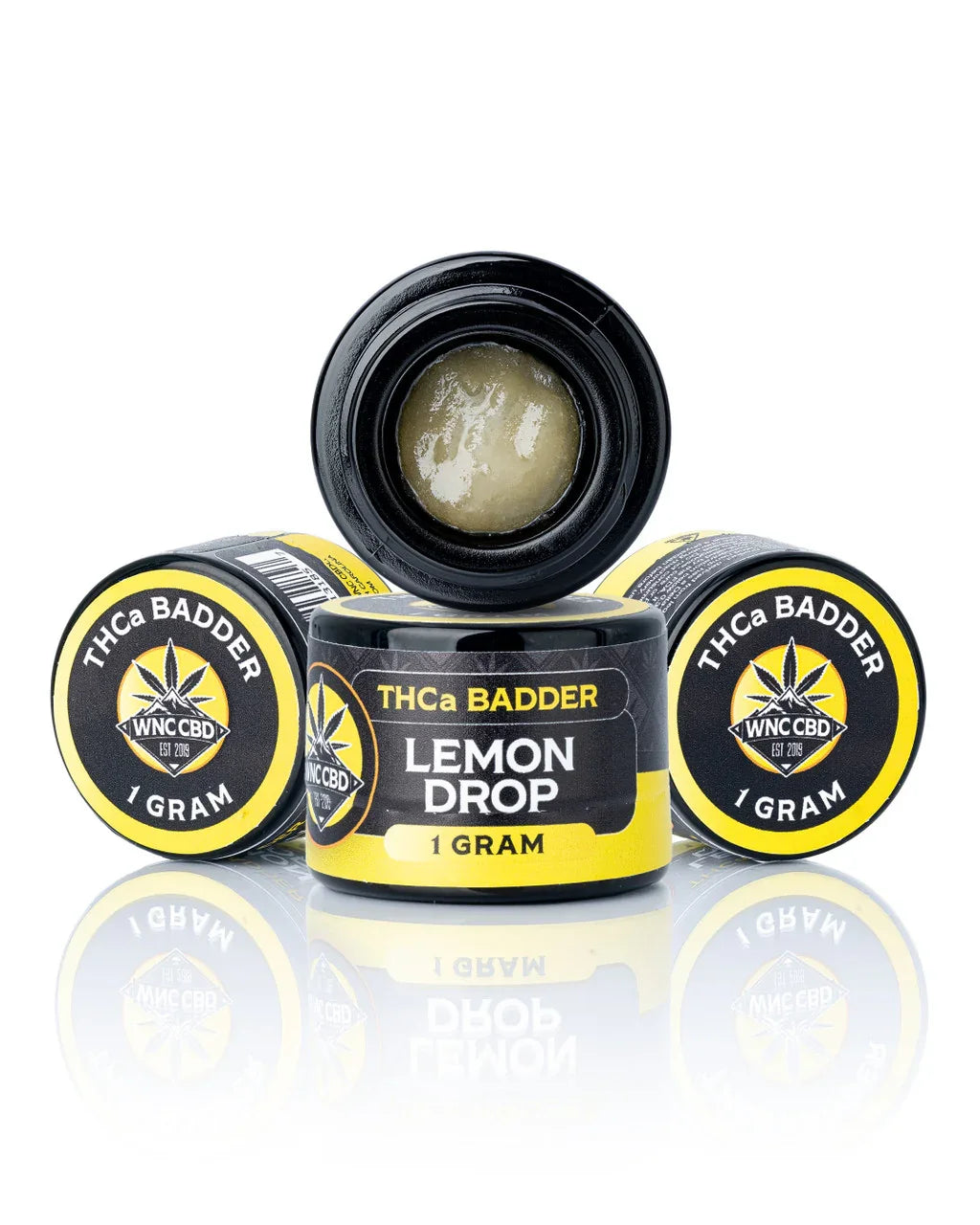 THCa Badder Lemon Drop — WNC CBD — view 2