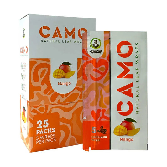 Camo Leaf Wraps | Mango Flavored | 5pcs | Natural Flavored Wraps |