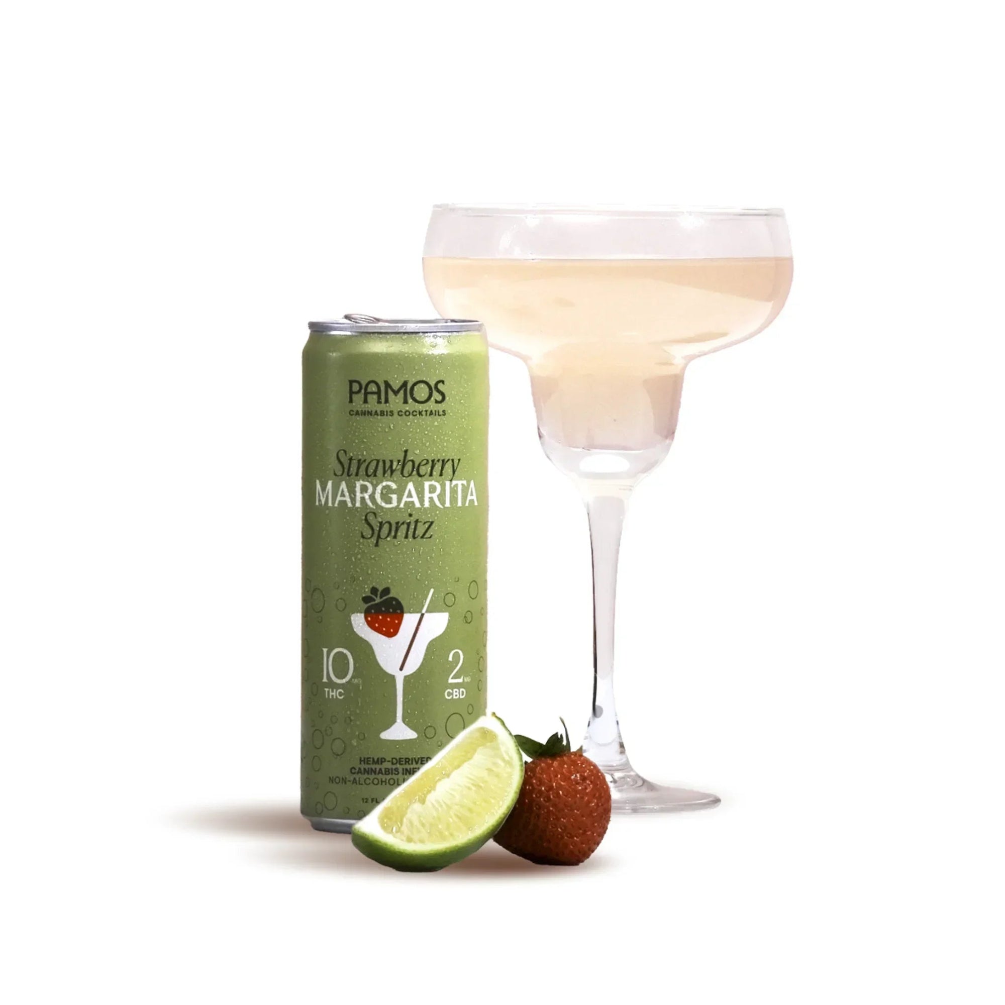 Pamos Strawberry Margarita Spritz | 10mg | Pamos Drink | Non-Alcoholic