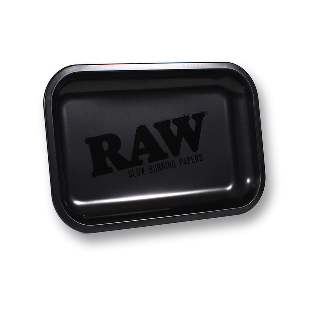 RAW Murder'd Black Matte Metal Rolling Tray Small