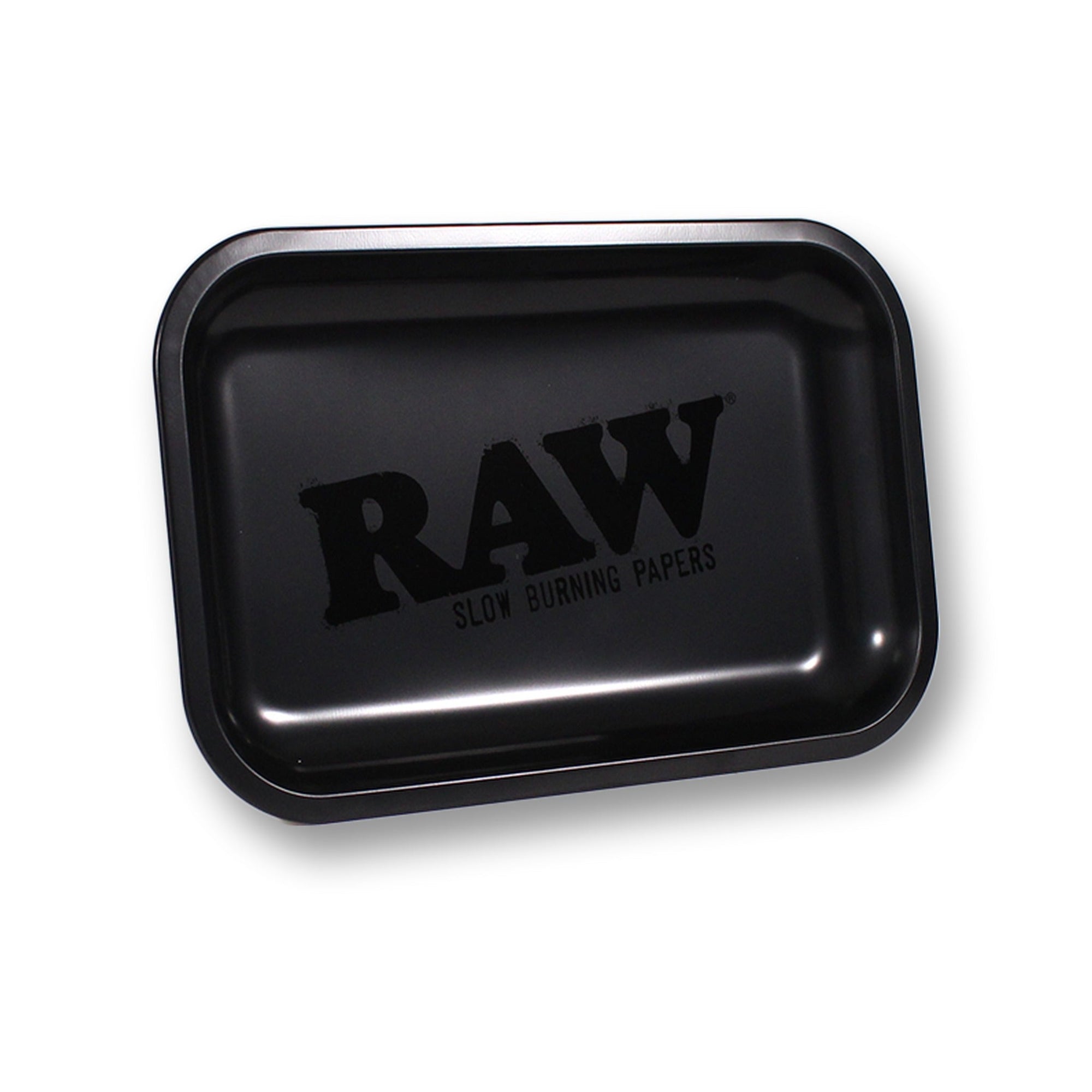 RAW Murder'd Black Matte Metal Rolling Tray Small