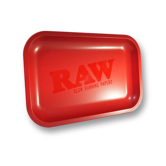 RAW Murder'd Red Matte Metal Rolling Tray Small