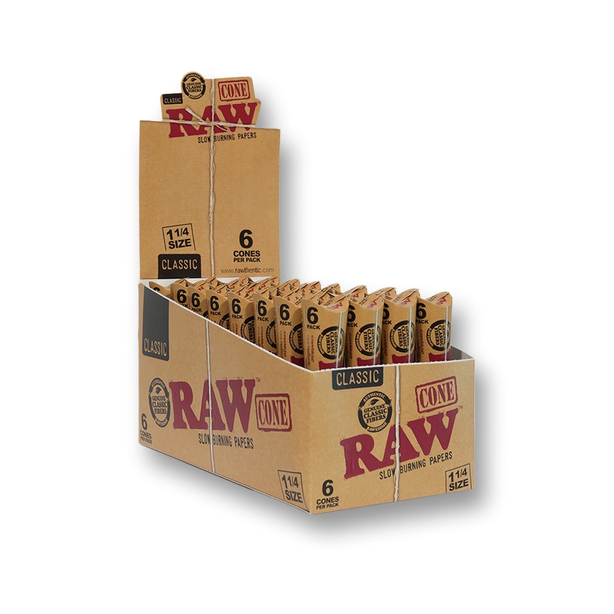 RAW Classic 1-1/4 Cones 6pk