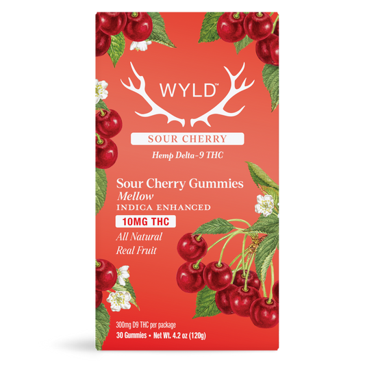 Wyld Mellow Sour Cherry 300mg 30ct