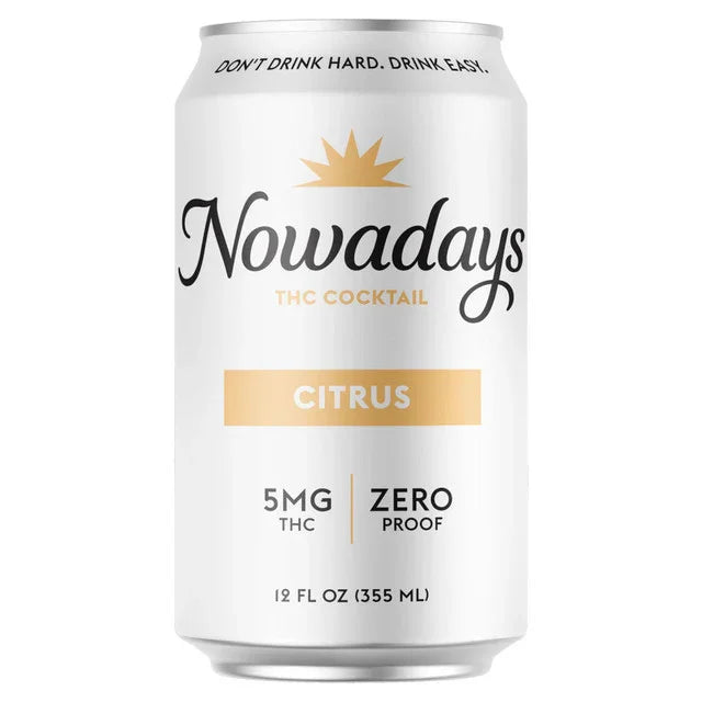 Nowadays Citrus — 5mg THC, Single Can