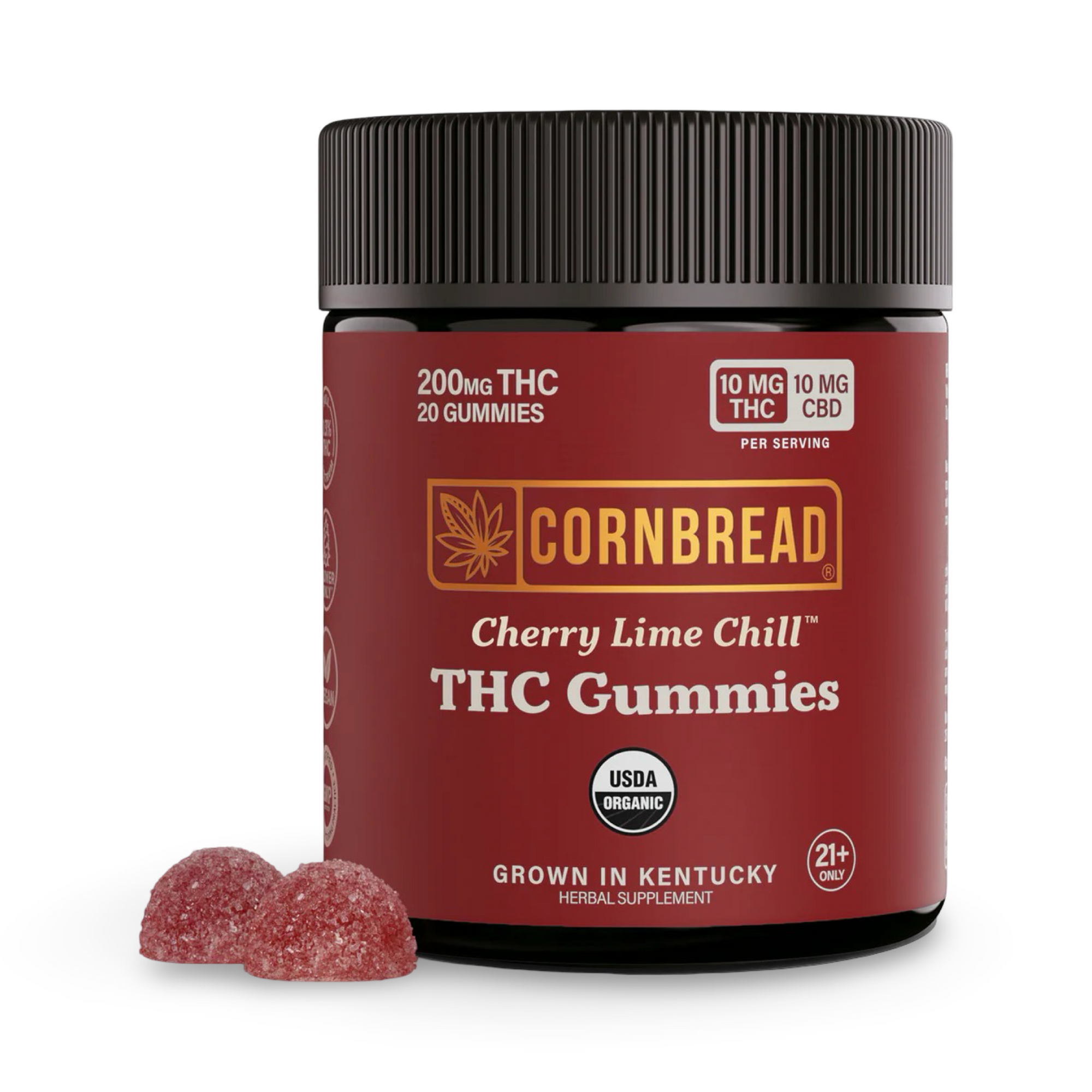 Cornbread | Cherry Lime Chill | 400mg THC + CBD