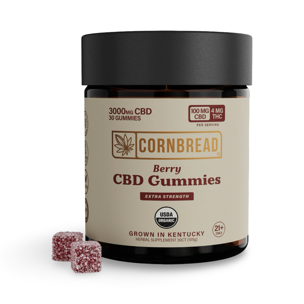 Cornbread | Berry | 3000mg CBD + 120mg THC