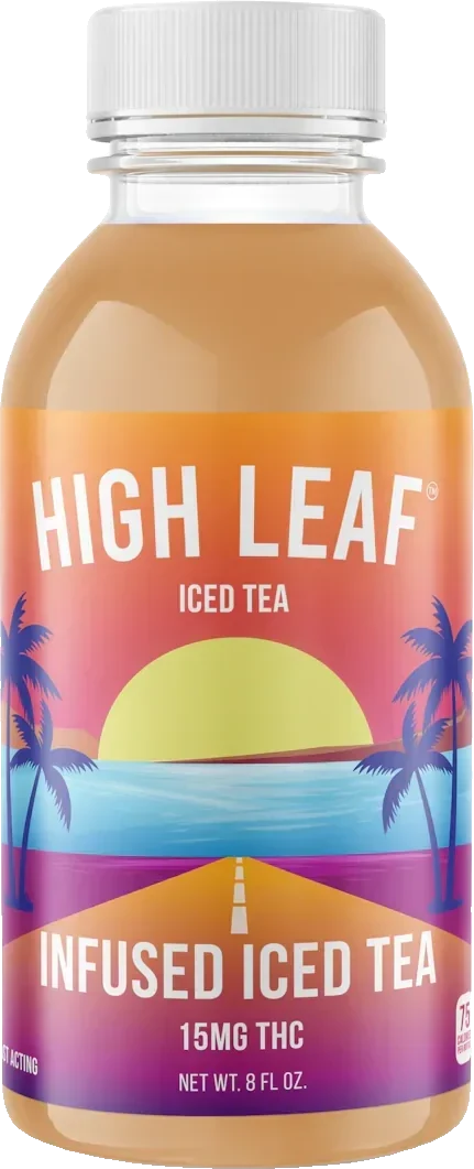 High Leaf infused iced tea bottle
